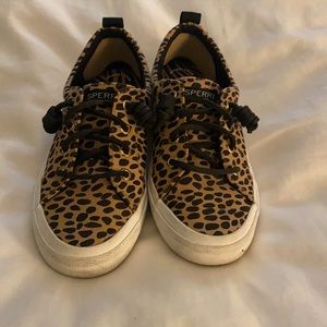 Women’s leopard Sperry shoes